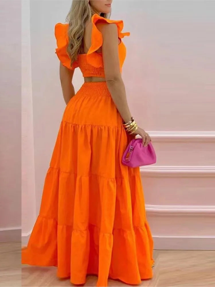 New Chic Maxi Dress 2 Piece