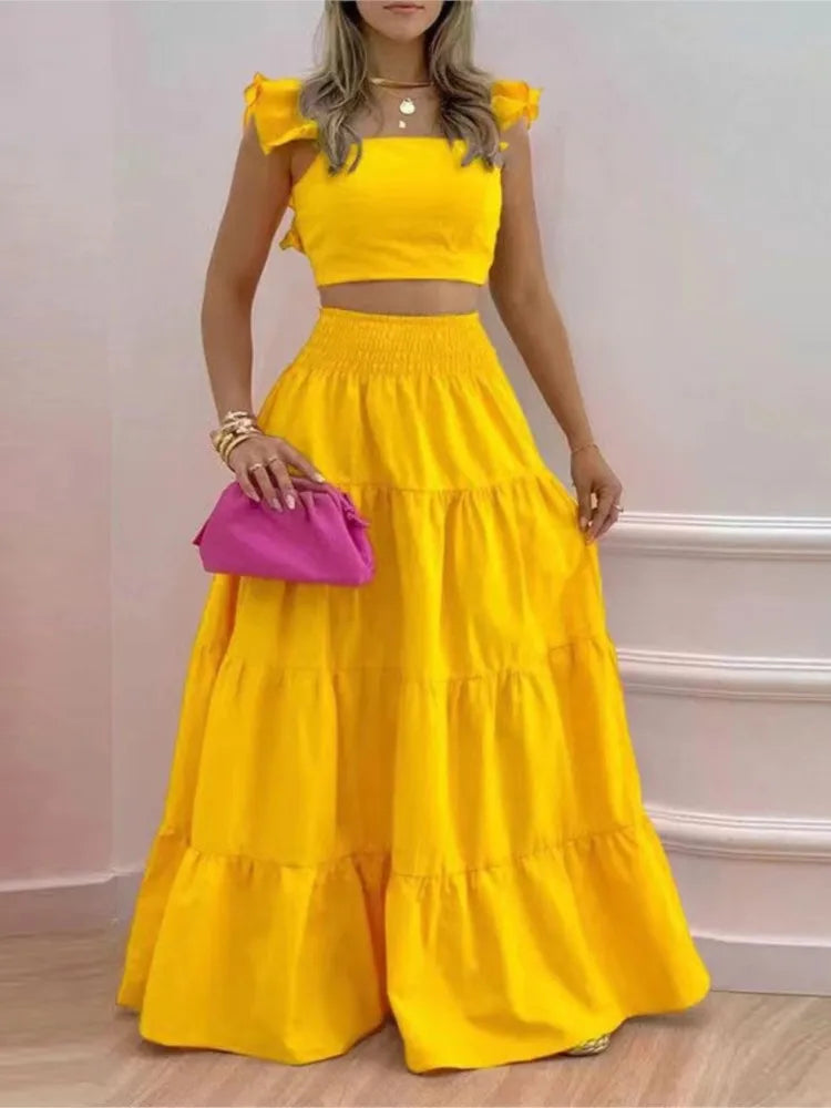 New Chic Maxi Dress 2 Piece