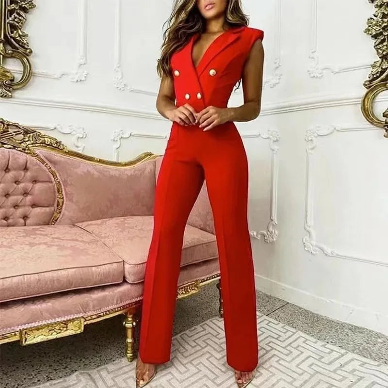 Jumpsuits Women's Long-sleeved Slim One pieces