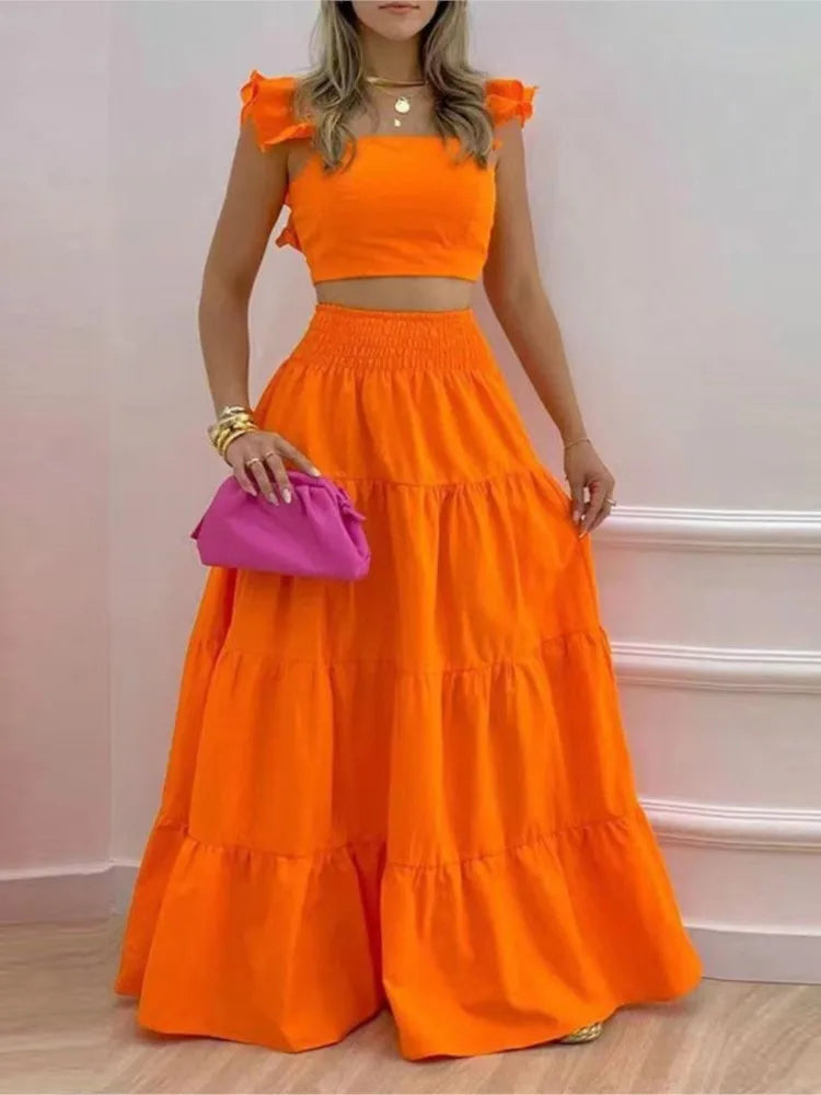 New Chic Maxi Dress 2 Piece