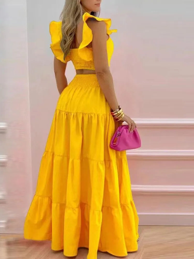 New Chic Maxi Dress 2 Piece
