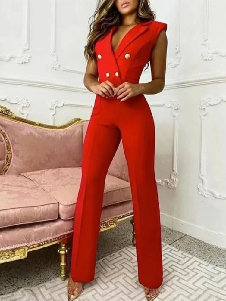 Jumpsuits Women's Long-sleeved Slim One pieces