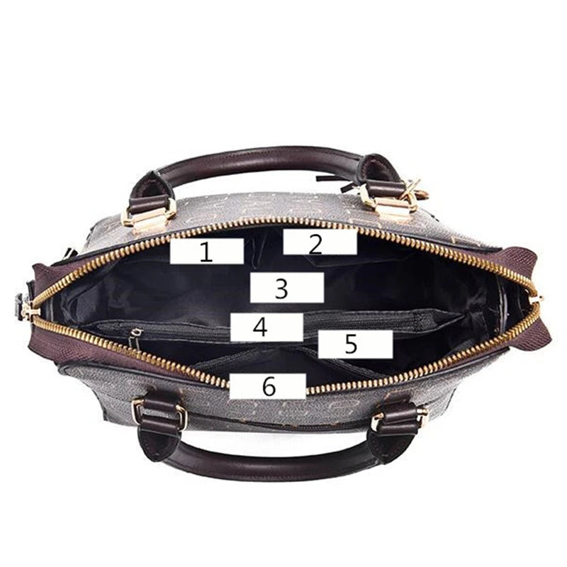Luxury Shoulder Bag Large Capacity Lady Tote Design Purse