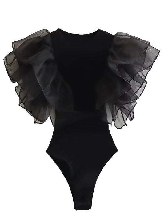 Chic Bodysuits Rompers Tops