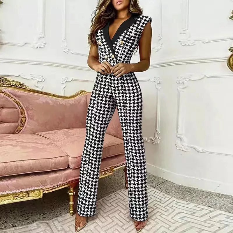 New Jumpsuits Women's Long-sleeved Slim and Elegant