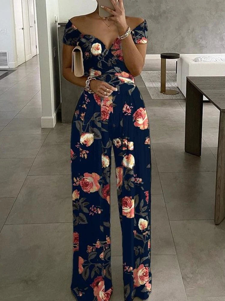 Chic Jumpsuit Off Shoulder Sleeveless