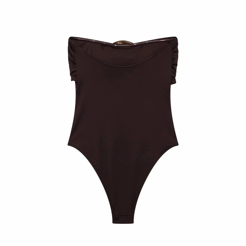 Chic Bodysuit Shoulder