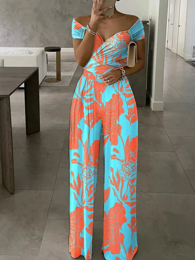Chic Jumpsuit Off Shoulder Sleeveless