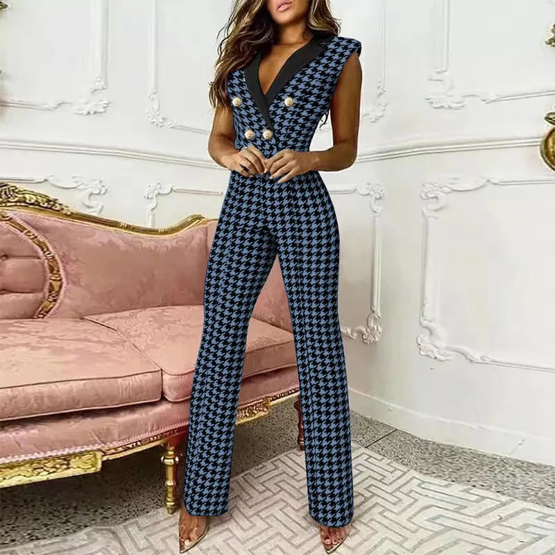 New Jumpsuits Women's Long-sleeved Slim and Elegant