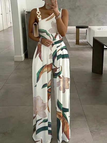 Chic Jumpsuit Off Shoulder Sleeveless
