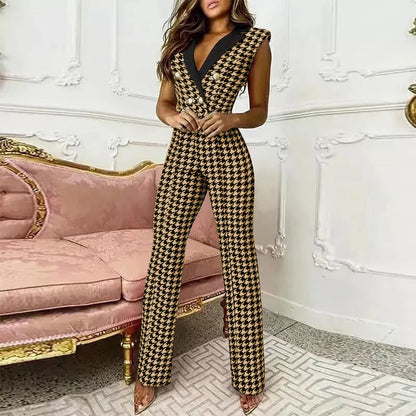 New Jumpsuits Women's Long-sleeved Slim and Elegant