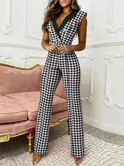 New Jumpsuits Women's Long-sleeved Slim and Elegant