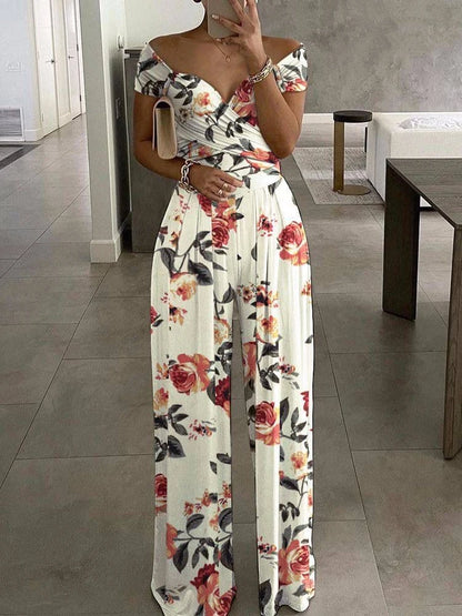 Chic Jumpsuit Off Shoulder Sleeveless