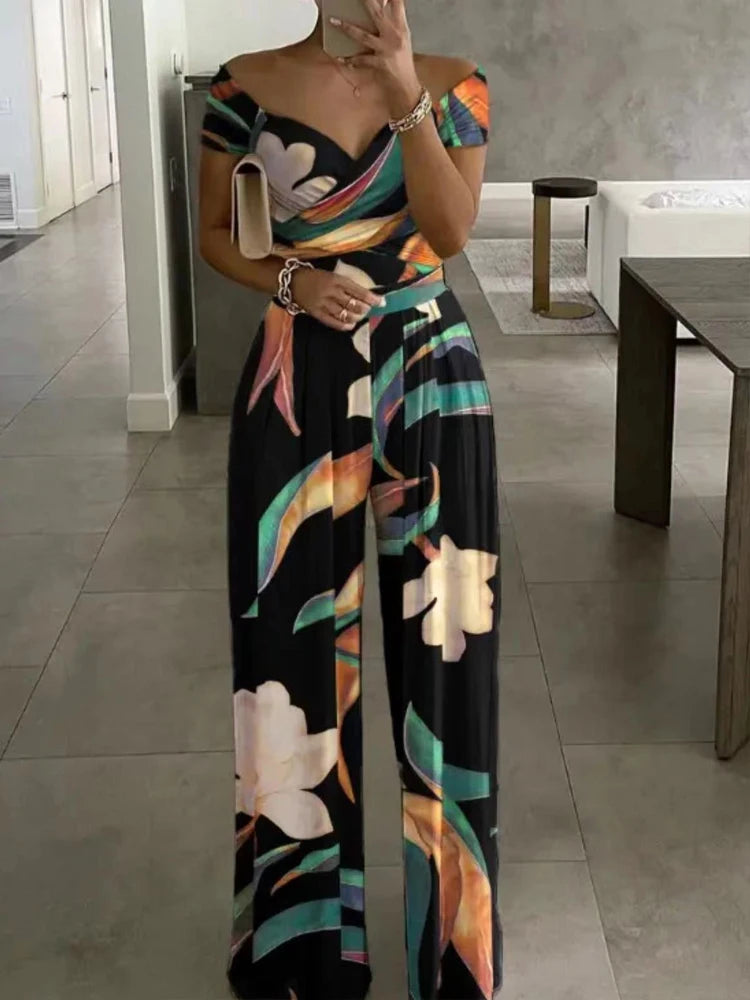Chic Jumpsuit Off Shoulder Sleeveless