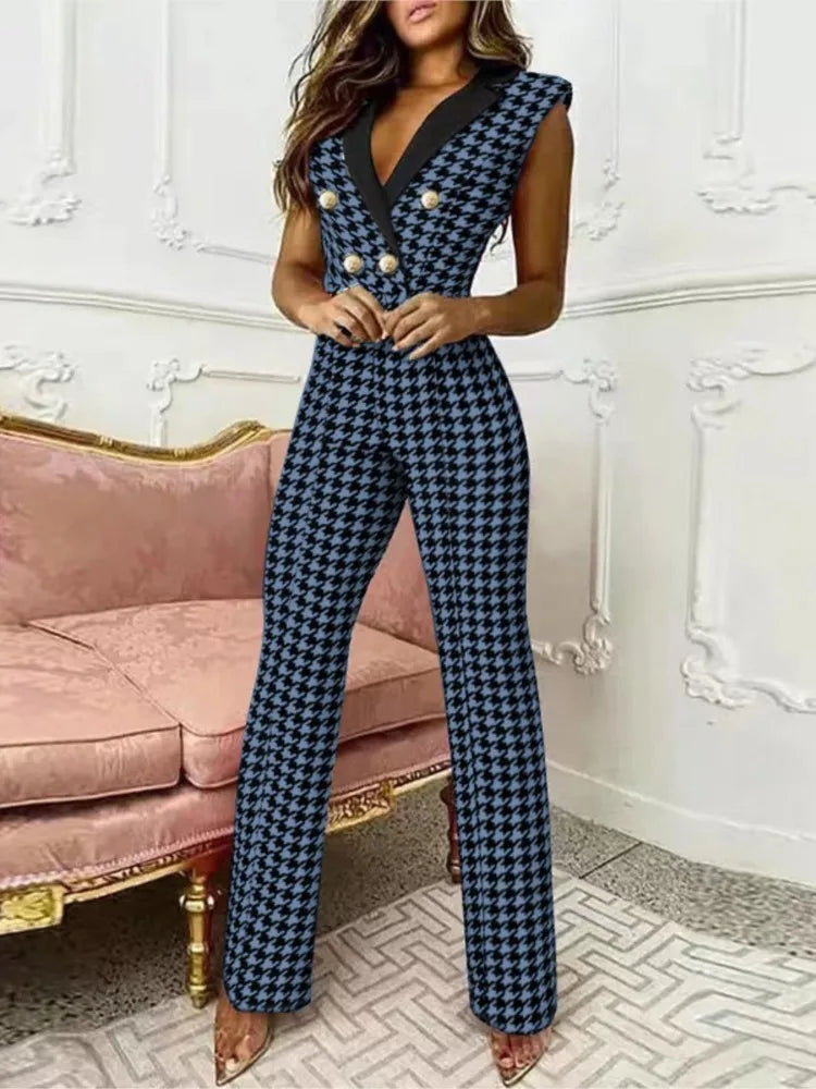 New Jumpsuits Women's Long-sleeved Slim and Elegant