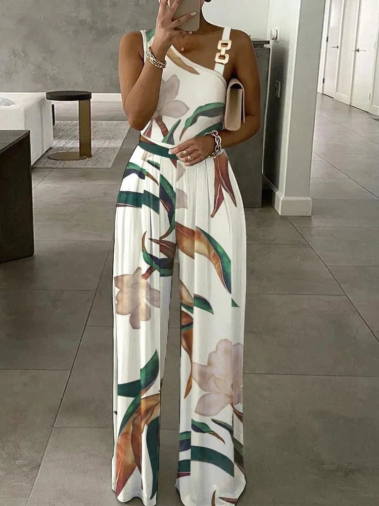 Chic Jumpsuit Off Shoulder Sleeveless