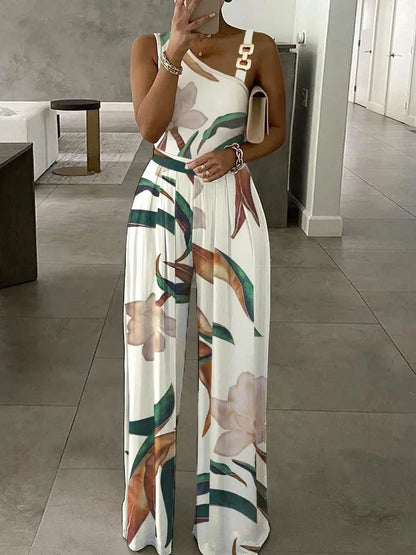 Chic Jumpsuit Off Shoulder Sleeveless