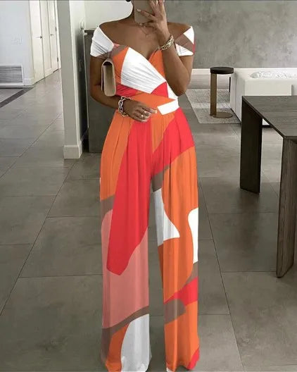 Chic Jumpsuit Off Shoulder Sleeveless
