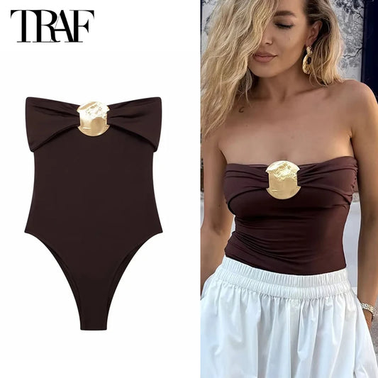 Chic Bodysuit Shoulder