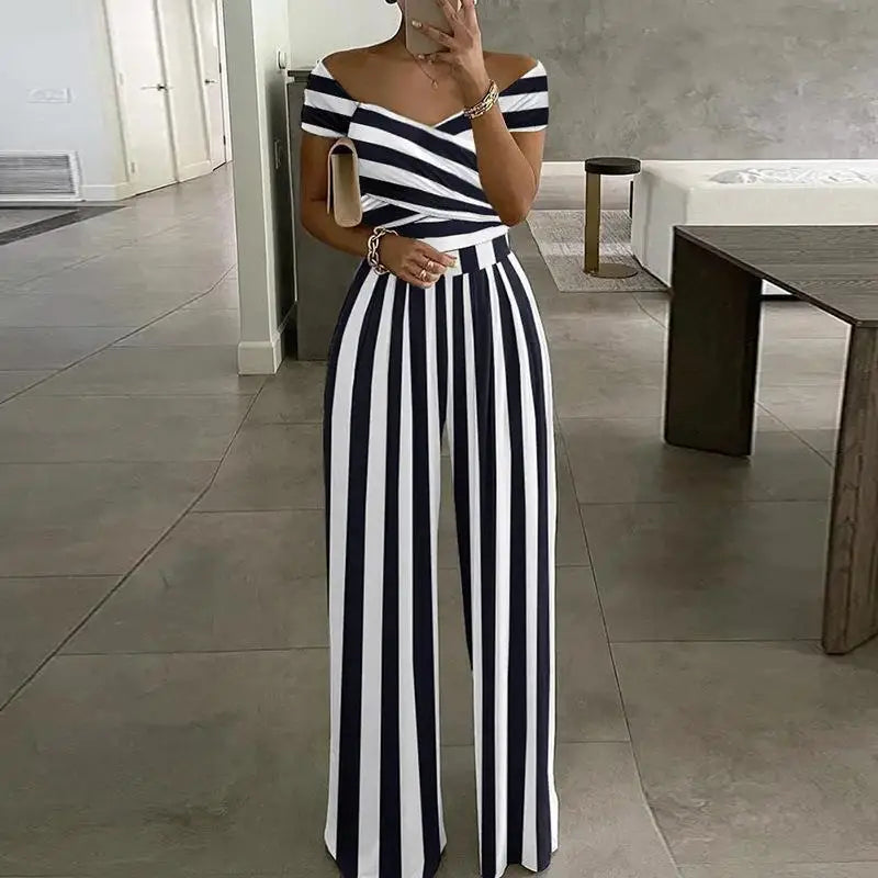 Chic Jumpsuit Off Shoulder Sleeveless