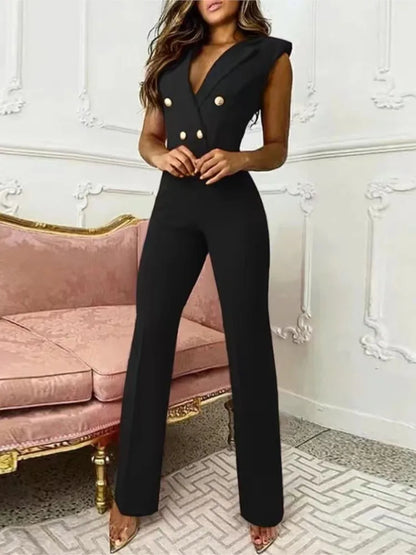 New Jumpsuits Women's Long-sleeved Slim and Elegant