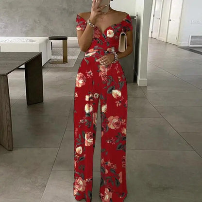 Chic Jumpsuit Off Shoulder Sleeveless
