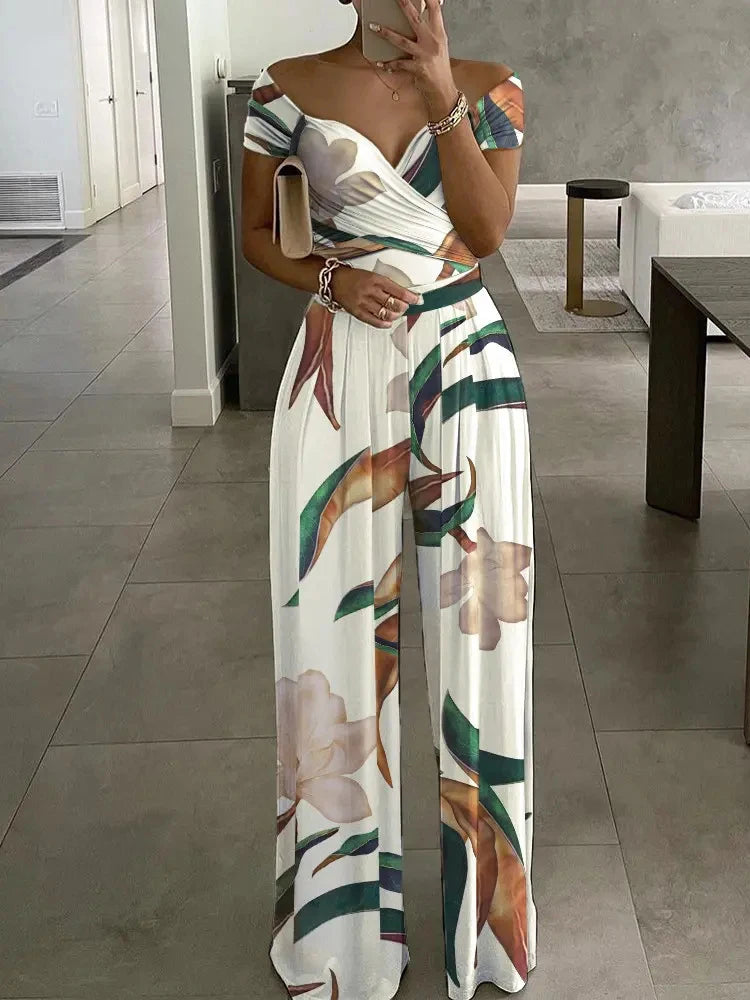 Chic Jumpsuit Off Shoulder Sleeveless
