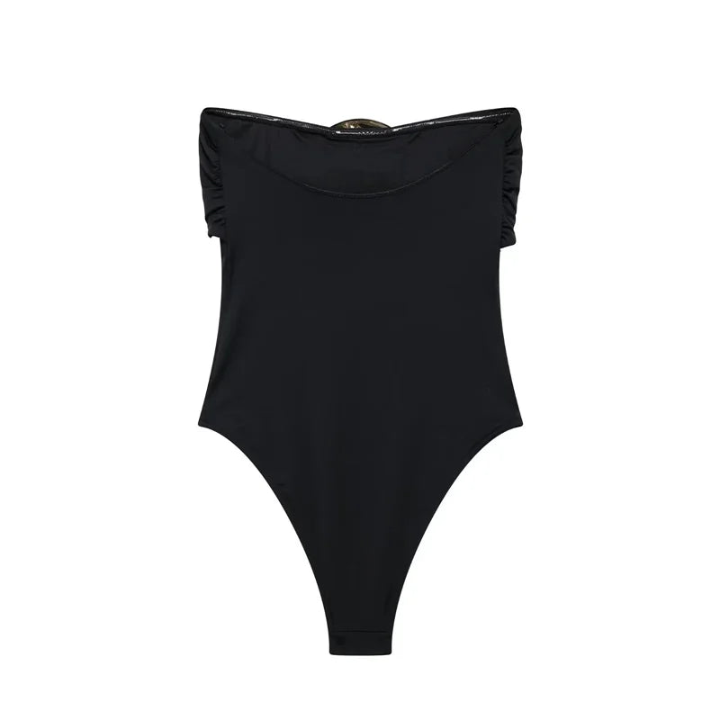 Chic Bodysuit Shoulder
