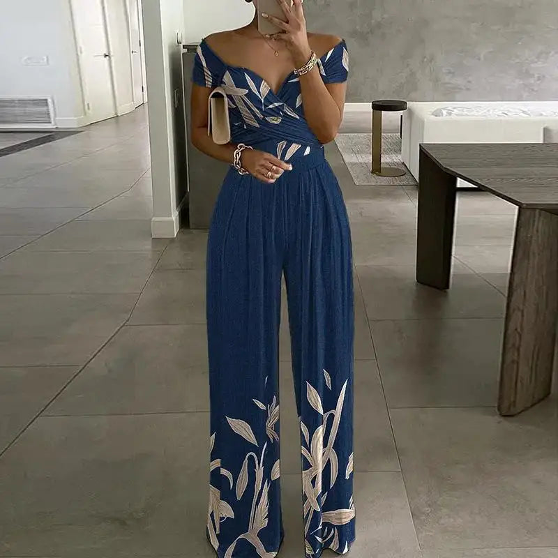 Chic Jumpsuit Off Shoulder Sleeveless